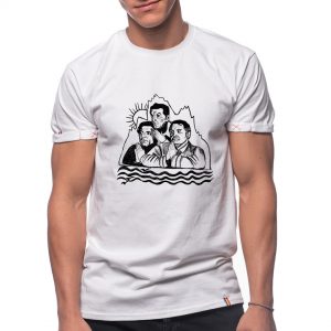 T-shirt ‘BD CÂND LA MUNTE CÂND LA MARE’