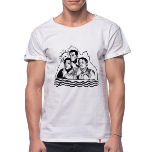 T-shirt ‘BD CÂND LA MUNTE CÂND LA MARE’
