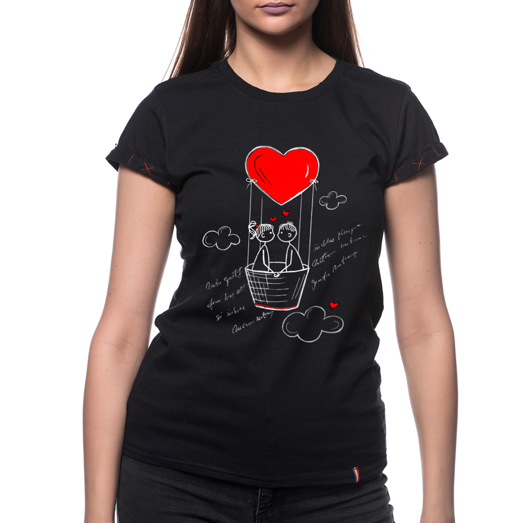 tricou-femei-iubirea-iti-da-aripi-negru