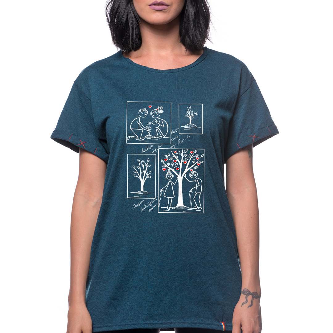 tricou-hai-sa-imbatranim-impreuna-femei-albastru