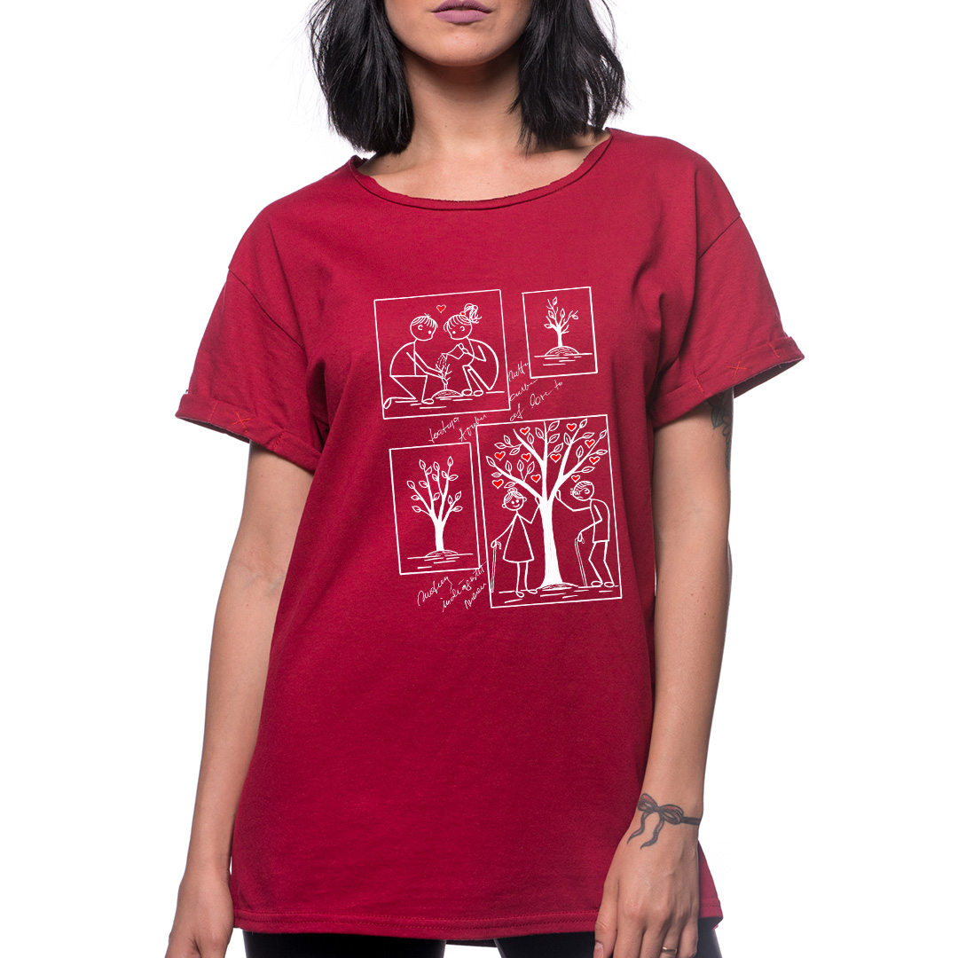 tricou-hai-sa-imbatranim-impreuna-femei-rosu