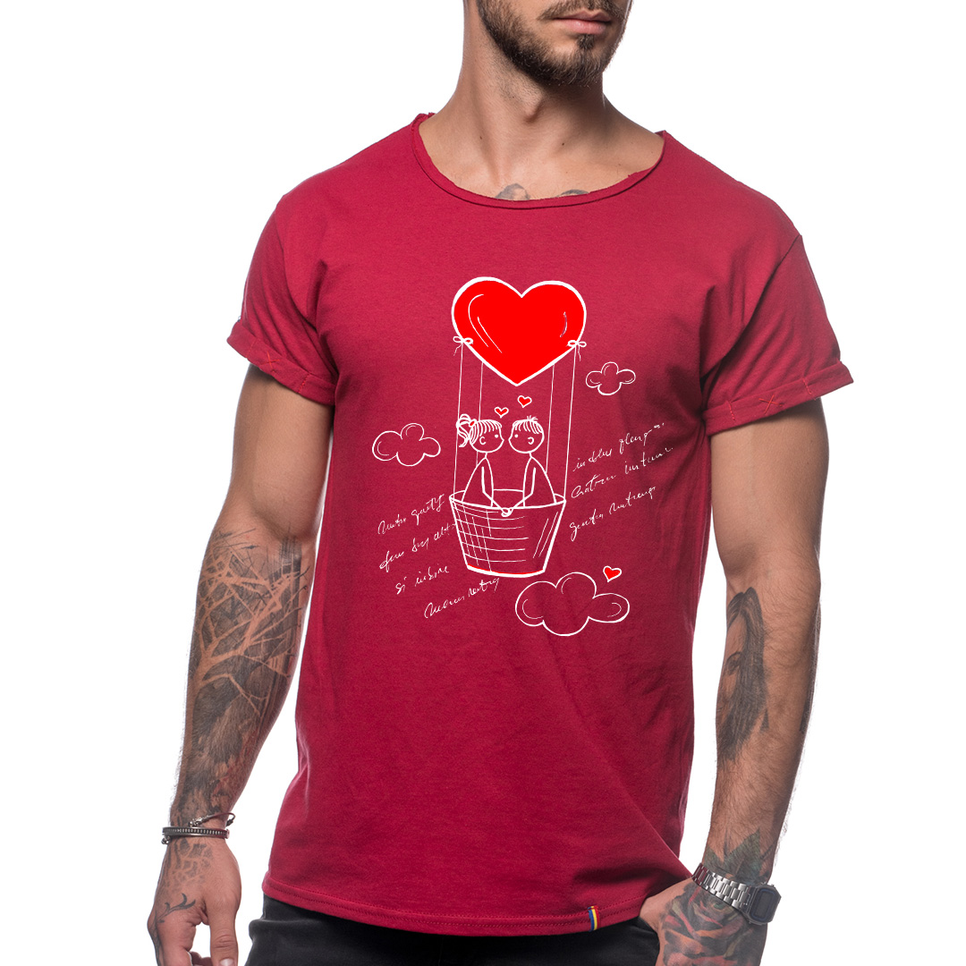 tricou-iubirea-iti-da-aripi-barbati-rosu