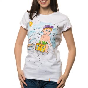 T-shirt “CUPIDON IA VACANȚĂ”