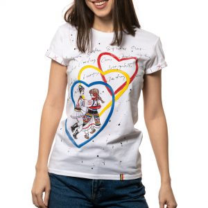 T-shirt “HORA-N SAT DE DRAGOBETE”