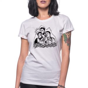 T-shirt ‘BD CÂND LA MUNTE CÂND LA MARE’