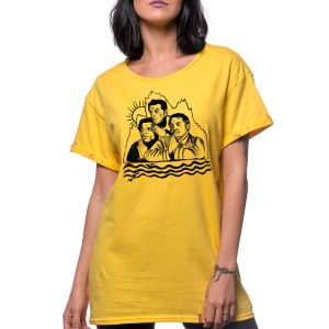 T-shirt ‘BD CÂND LA MUNTE CÂND LA MARE’