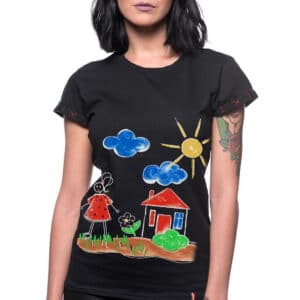 T-shirt “DESENE PE ASFALT”